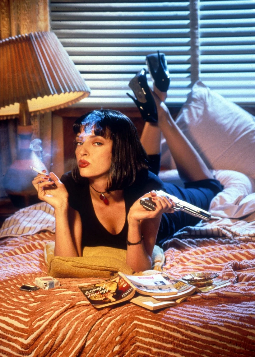 Chanel Rouge Noir Uma Thurman Pulp Fiction