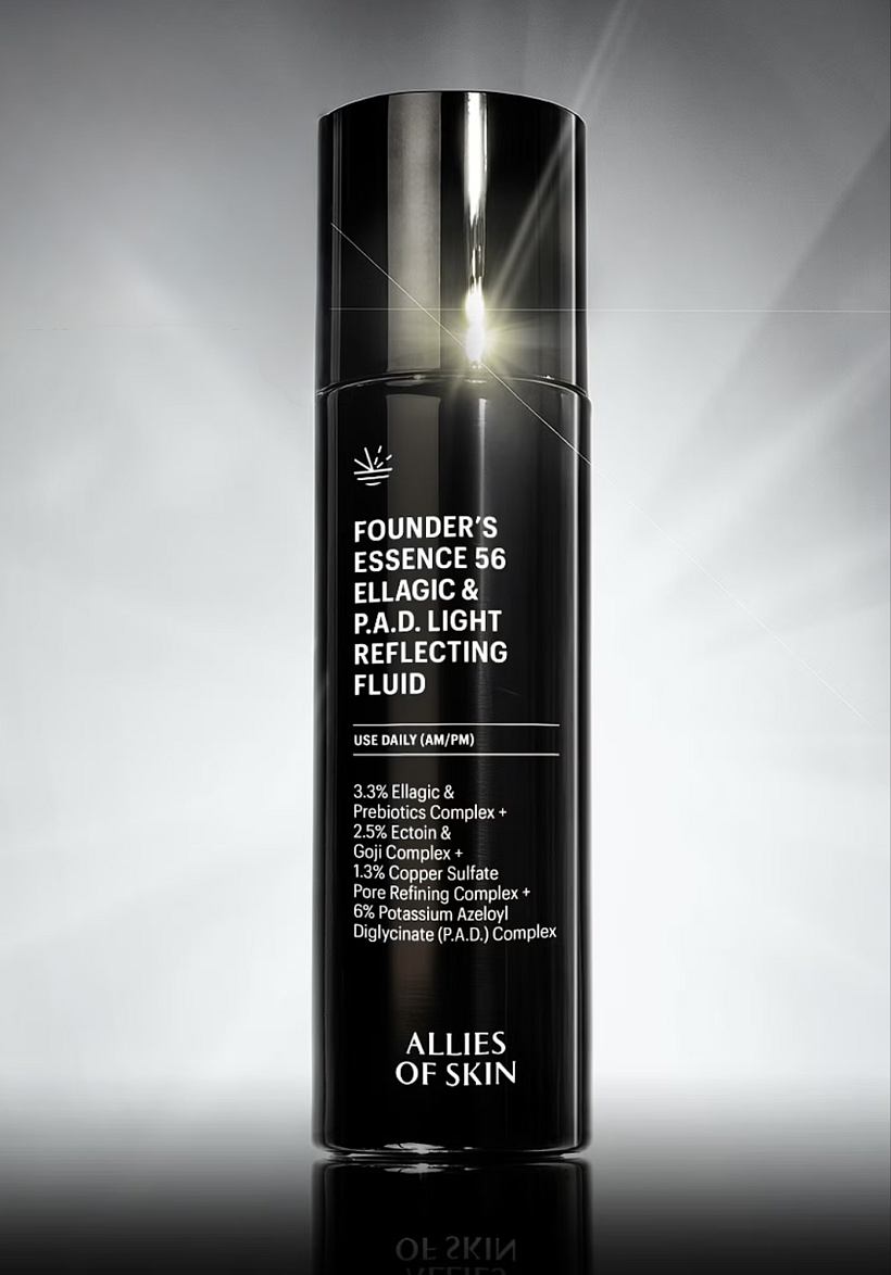 Allies Of Skin Founder's Essence 56 Ellagic & P.A.D. Light Reflecting Fluid Ingredients