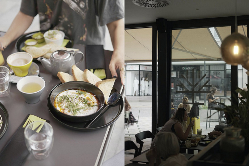 Útulná kavárna s příjemnou atmosférou v parku Svobody, která je ideální na snídani či brunch.