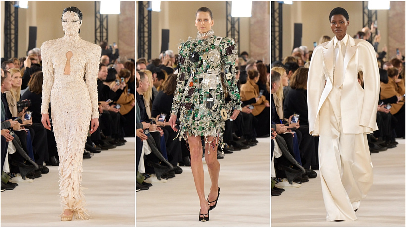 Haute couture týden módy Fall Winter 2024 zahájil dům Schiaparelli v čele s českou modelkou Hanou Soukupovou.