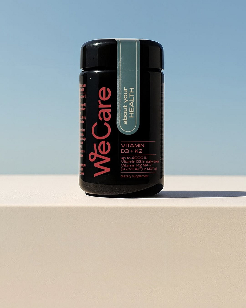 WeCare About your Health Vitamin D3+K2
