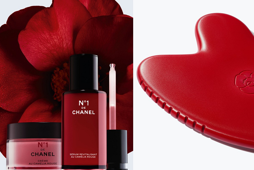 Revitalising Serum s peptidy, nový vypínací krém Red Camellia Firming Cream a gua sha od Chanel