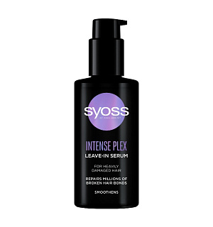 Syoss  Intense Plexbezoplachové sérum pro velmi poškozené vlasy  Dostupnost: Notino  Cena: 189 Kč / 100 ml