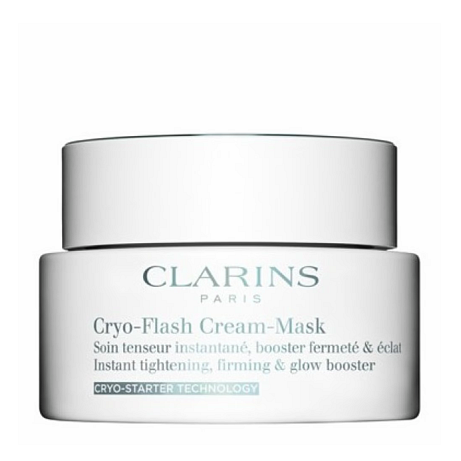 CLARINS Cryo-Flash Cream-Mask (kryo-maska pro okamžitý lifting) Dostupnost: vybrané parfumerie a kosmetické salony Cena:  2 100 Kč