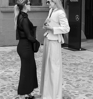 Street style Mercedes-Benz Prague Fashion Week