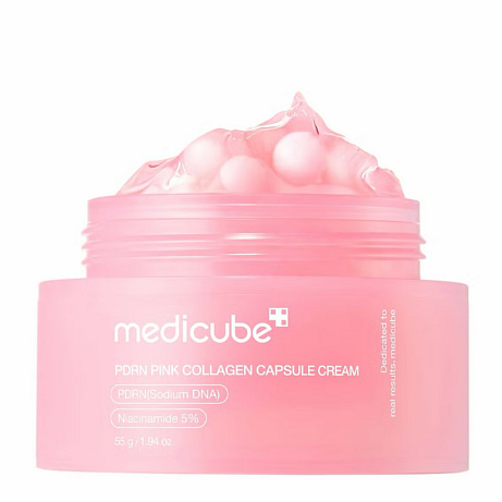 MEDICUBE PDRN Pink Collagen Capsule Cream pleťový krém Dostupnost: parfumerie a obchody s korejskou kosmetikou Cena: 760 Kč