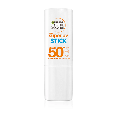 SPF Stick GARNIER  Ambre Solaire Super UV Stick SPF 50  Dostupnost: Notino  Cena: 239 Kč