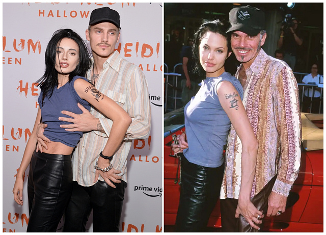 Maya Stepper a Mikkel Gregers jako Angelina Jolie and Billy Bob Thornton