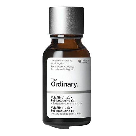 THE ORDINARY Volufiline 92 % + Pal-Isoleucine 1% Dostupnost: vybrané parfumerie Cena: 649 Kč