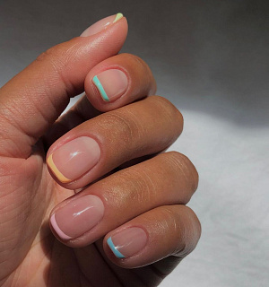 Nail trend: netradiční french