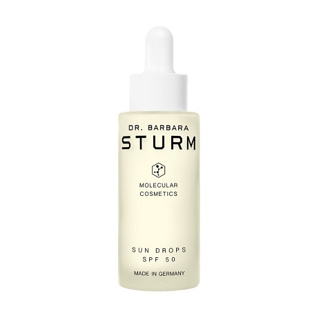 Barbara Sturm  Sun Drops SPF 50  Dostupnost: Ingredients Store  Cena: 3 500 Kč / 30 ml
