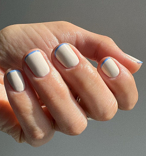 Nail trend: netradiční french