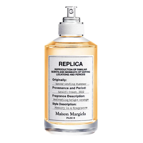 MAISON MARGIELA  Replica Never Ending Summer – Toaletní voda  Dostupnost: Sephora  Cena: 1 550  Kč