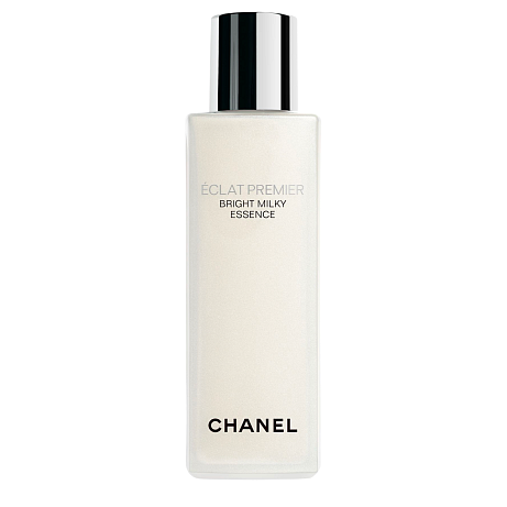 CHANEL  Éclat Premier Bright Milky Essence – Sjednocující a rozjasňující mléčná esence  Dostupnost: Chanel  Cena: 3 500 Kč