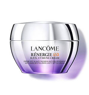 LANCÔME  Rénergie H.P.N. UVMUNE Cream SPF 50  Dostupnost: Notino  Cena: 2 890 Kč