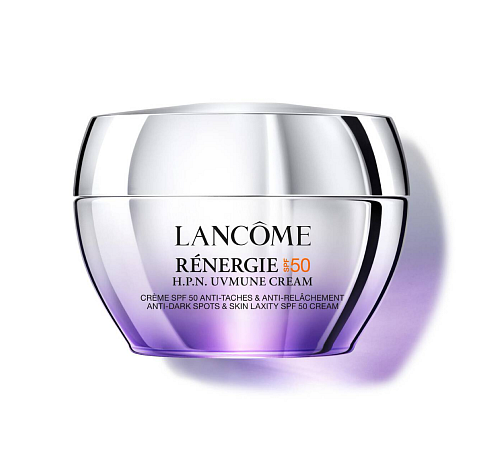 LANCÔME  Rénergie H.P.N. UVMUNE Cream SPF 50  Dostupnost: Notino  Cena: 2 890 Kč