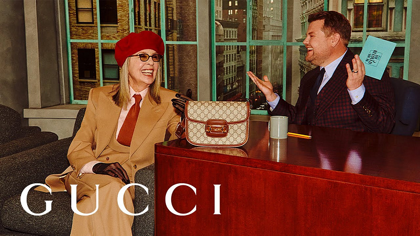Diane Keaton pro Gucci