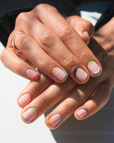 Nail trend: netradiční french
