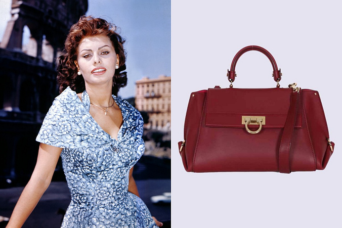 Sophia Loren: Salvatore Ferragamo Sofia Bag