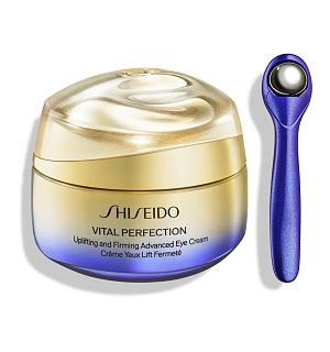 SHISEIDO  Vital Perfection Uplifting and Firming Advanced – Oční krém  Dostupnost: Douglas.cz  Cena: 2 550 Kč