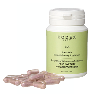 Codex Labs ﻿Bia Clear Skin Synbiotic Supplement Dostupnost: CodexLabs Cena: 1 375 Kč
