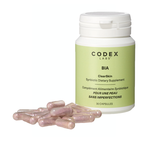 Codex Labs ﻿Bia Clear Skin Synbiotic Supplement Dostupnost: CodexLabs Cena: 1 375 Kč
