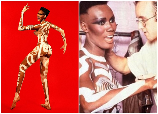 Winnie Harlow jako Grace Jones