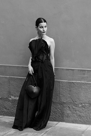 Street style Mercedes-Benz Prague Fashion Week