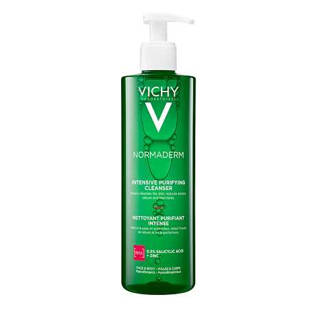 VICHY ﻿Normaderm Phytosolution – hloubkově čisticí gel proti nedokonalostem a aknózní pleti ﻿Dostupnost: lékárny﻿Cena: 589 Kč