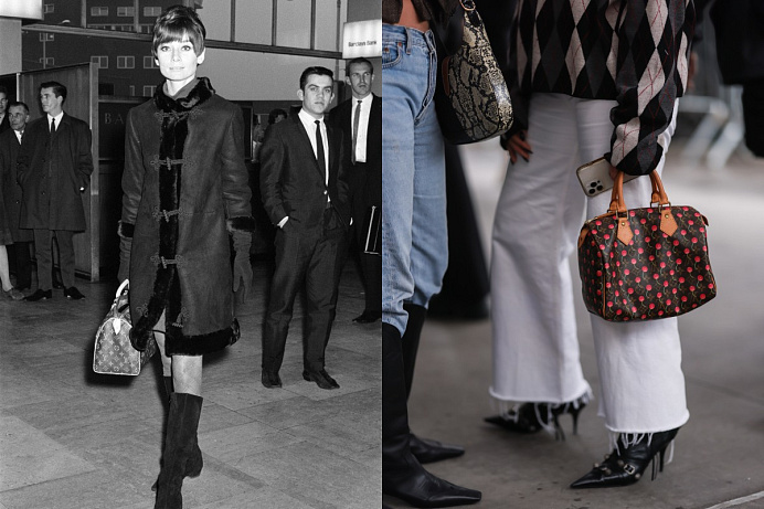 Audrey Hepburn: Louis Vuitton Speedy 25