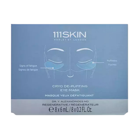 111 SKIN Masky na oční okolí Cryo De-puffing Dostupnost: vybrané parfumerie a kosmetické salony Cena:  2 700 Kč