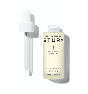 Dr. Barbara Sturm Sun Drops SPF 50  Dostupnost: fann.cz  Cena: 3 710 Kč