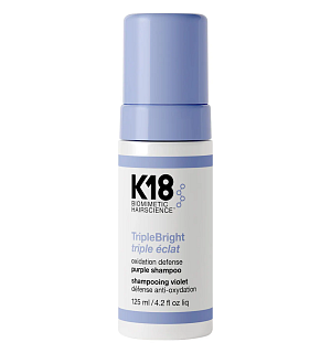 K18 Šampon TripleBright oxidation defense purple shampoo Dostupnost: Vybrané salony Cena: 890 Kč