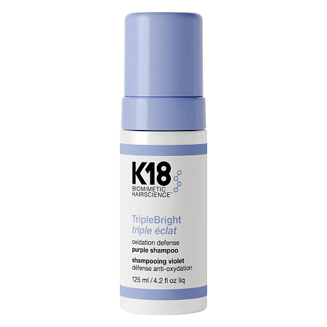 K18 Šampon TripleBright oxidation defense purple shampoo Dostupnost: Vybrané salony Cena: 890 Kč