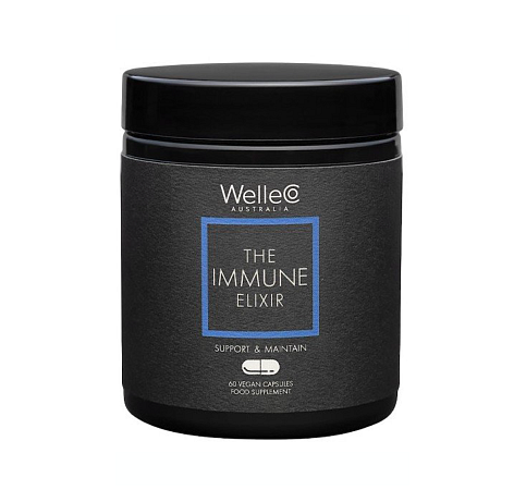 WELLECO﻿Doplněk stravy The Immune Elixir ﻿Dostupnost: Ingredients Store ﻿Cena: 1 000 Kč