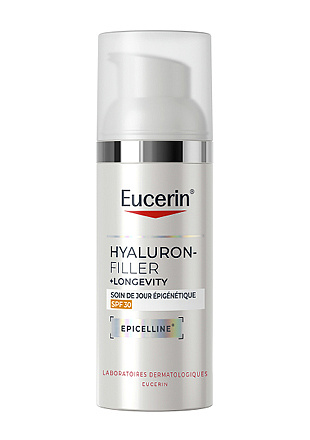 Eucerin Hyaluron-Filler + Longevity Epigenetic Denní krém SPF 30