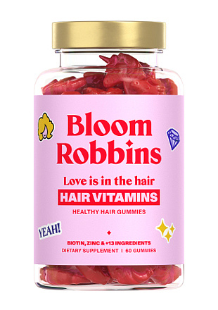 Bloom Robbins Vitamíny na vlasy s biotinem gumídci