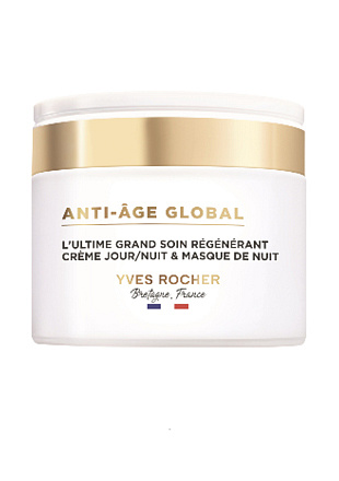 Yves Rocher Vysoce regenerační péče a noční maska Anti-Age Global